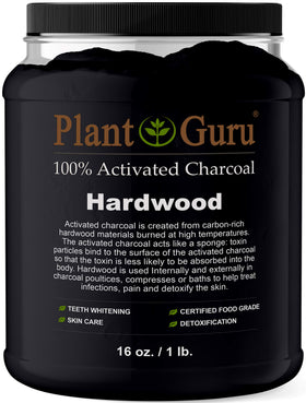 Poudre de charbon actif Plant Guru 581g en pot
