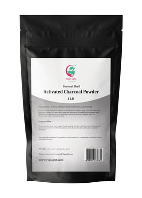 Poudre de charbon de noix de coco YOGI’S GIFT 480g emballage