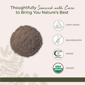 Poudre de chardon-marie bio Starwest Botanicals avec des ingrédients naturels