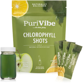 Poudre de chlorophylle All About Juicing sachets citron et pomme