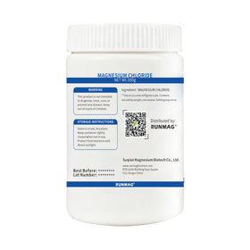 Poudre de Chlorure de Magnésium RUNMAG dans un shaker
