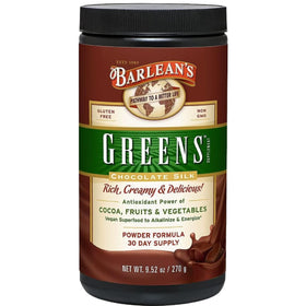 Poudre de Chocolat Greens Barlean's 358g vue de face