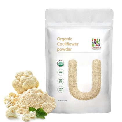 Poudre de chou-fleur bio 'D ORGANIC 472g vue de face