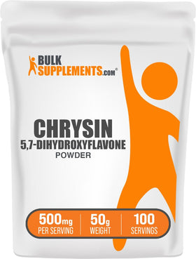 Poudre de Chrysin BulkSupplements 500mg vue de face
