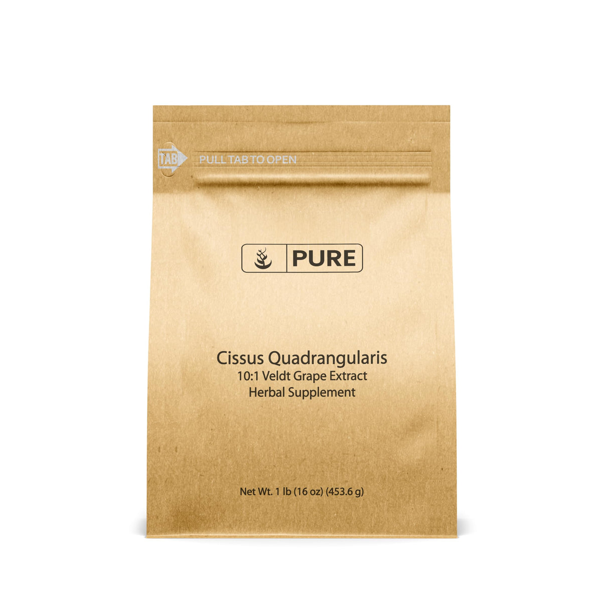 Poudre de Cissus Quadrangularis PURE ORIGINAL INGREDIENTS vue de face