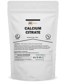 Poudre de citrate de calcium mGanna 240g vue de face