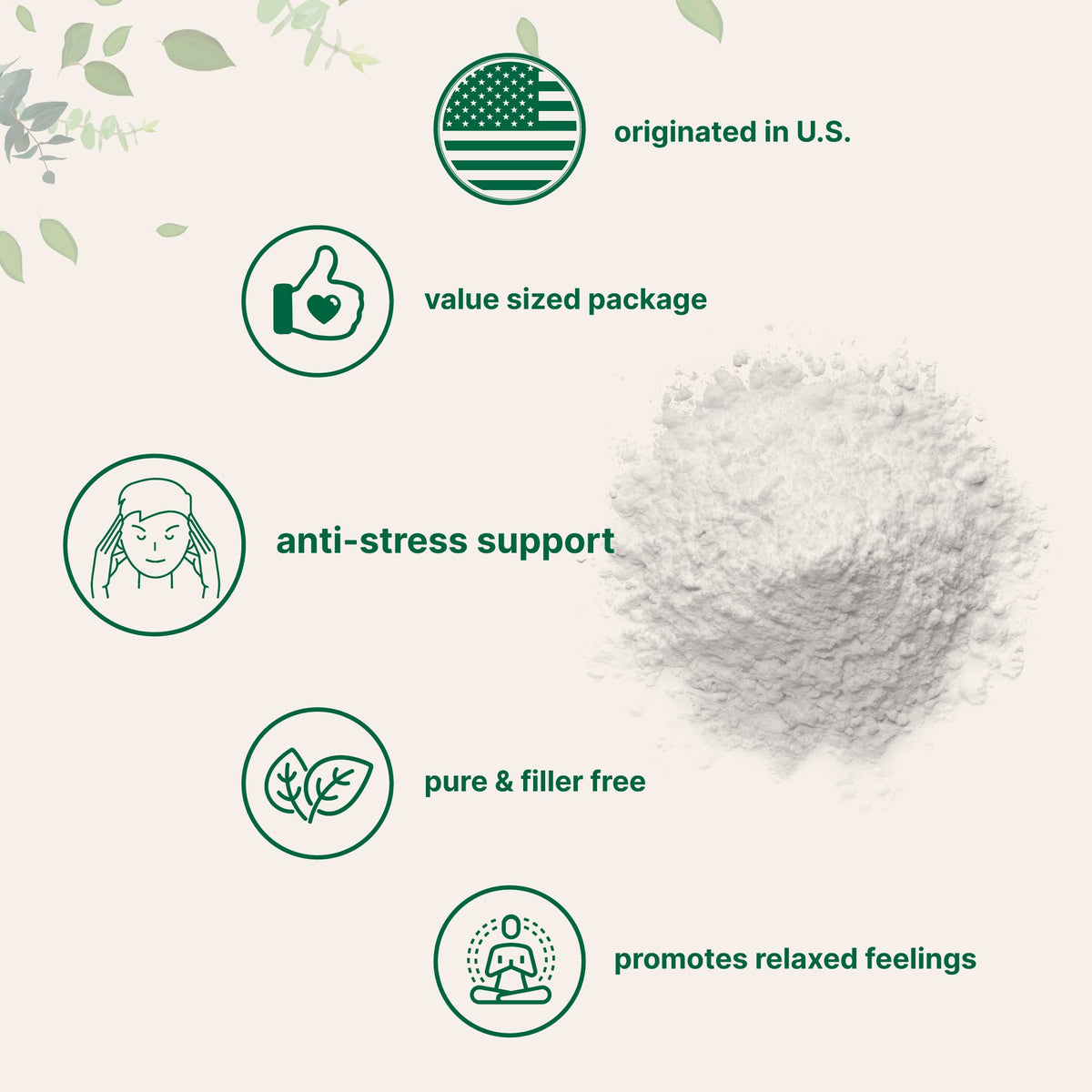 Poudre de citrate de magnésium Micro Ingredients 980g dans un shaker