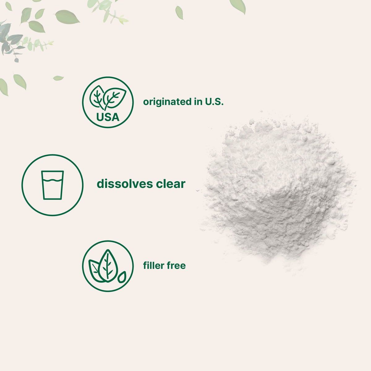 Poudre de citrate de potassium Micro Ingredients sur une cuillère