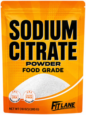 Poudre de citrate de sodium Fit Lane Nutrition 299g vue avant
