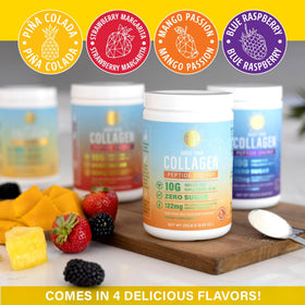 Poudre de collagène ABOUT YOUR COLLAGEN dans un smoothie