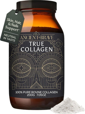 Poudre de collagène Ancient + Brave 7,05 oz vue de face