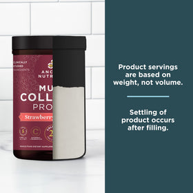 Poudre de collagène Ancient Nutrition mélangée dans un smoothie