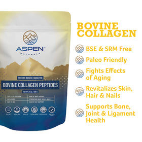 Poudre de collagène ASPEN NATURALS mélangée dans un smoothie