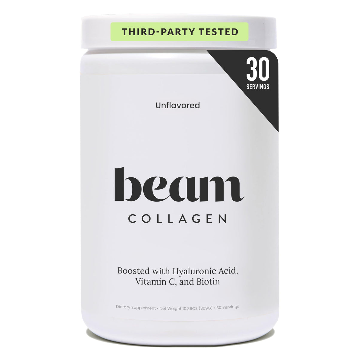 Poudre de collagène BEAM 372g avec acide hyaluronique
