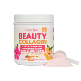 Poudre de collagène Beauté SkinnyBoost 572g vue avant