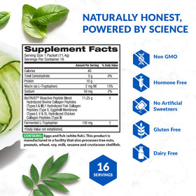 Poudre de collagène BioTrust dans un smoothie