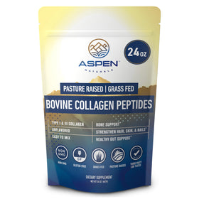 Poudre de collagène bovin ASPEN NATURALS 680g vue avant