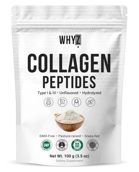 Poudre de collagène bovin WHYZ 100g vue avant