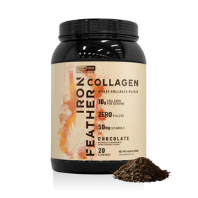 Poudre de Collagène Chocolat CleanForm Nutrition 372g vue de face
