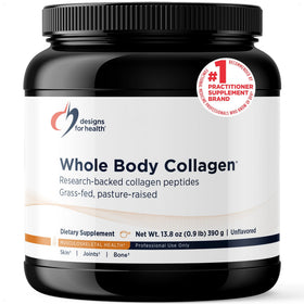 Poudre de collagène complet Designs for Health 490g vue de face