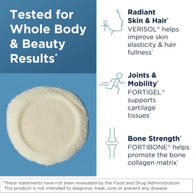 Poudre de collagène Designs for Health dans un bol