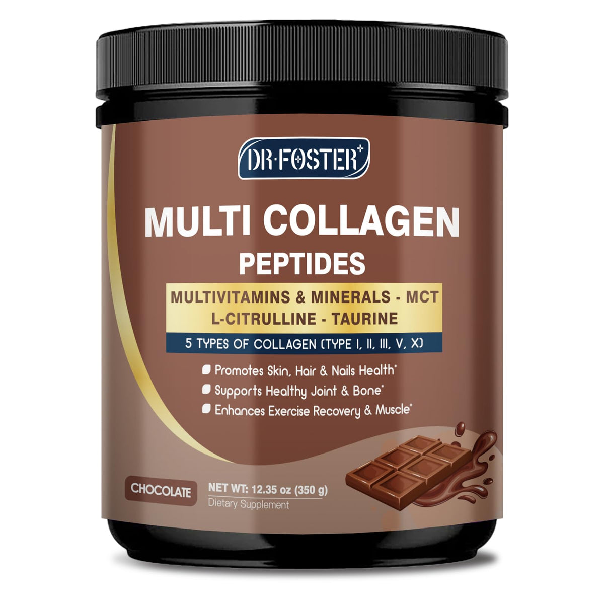 Poudre de collagène DRFOSTER 440g vue de face