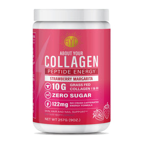 Poudre de collagène énergétique ABOUT YOUR COLLAGEN vue de face