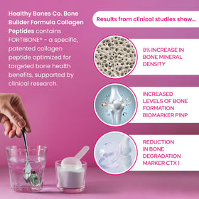 Poudre de collagène FORTIBONE® dans un smoothie