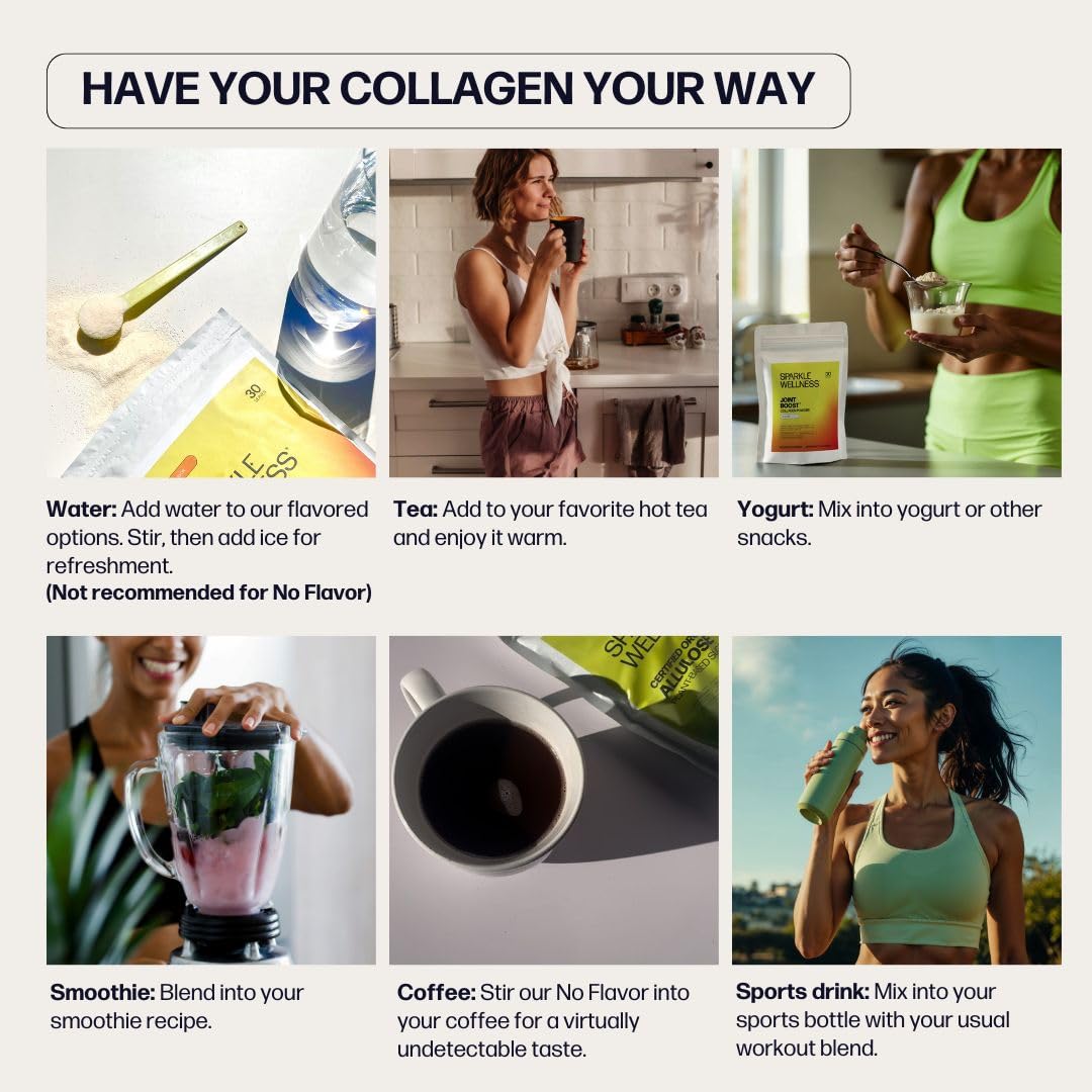 Poudre de collagène FORTIGEL TENDOFORTE dans un yaourt