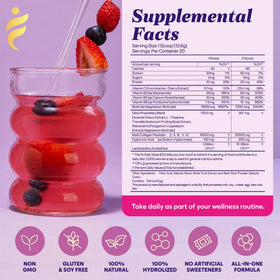 Poudre de collagène Fuel avec fruits frais