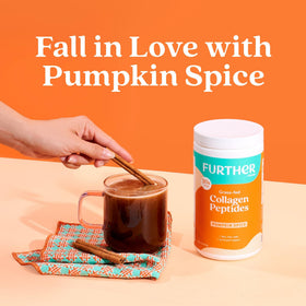 Poudre de collagène Further Food au Pumpkin Spice, vue arrière