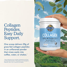 Poudre de collagène Garden of Life 720g avec un mélangeur
