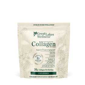 Poudre de collagène Great Lakes 64 oz vue de face