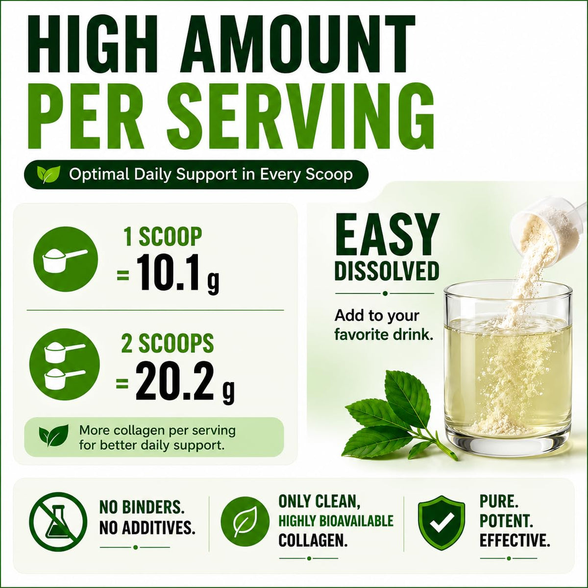 Poudre de collagène HCL HERBAL CODE LABS avec fruits frais