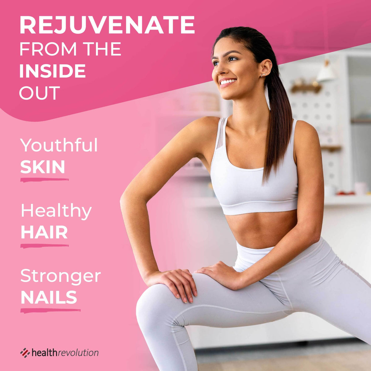 Poudre de collagène Health Revolution avec des ingrédients naturels