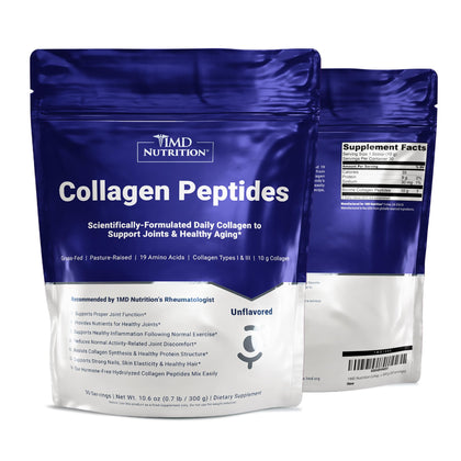 Poudre de Collagène Hydrolysé 1MD Nutrition 331g vue de face