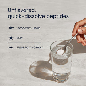 Poudre de Collagène Hydrolysé Blueprint 700g dans une cuisine