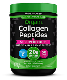 Poudre de collagène hydrolysé Orgain 558g dans son emballage