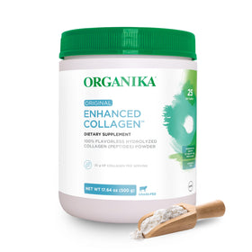 Poudre de collagène hydrolysé Organika 600g vue de face