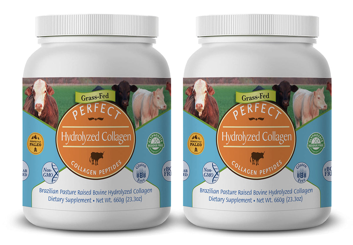 Poudre de collagène hydrolysé Perfect Supplements 660g vue avant