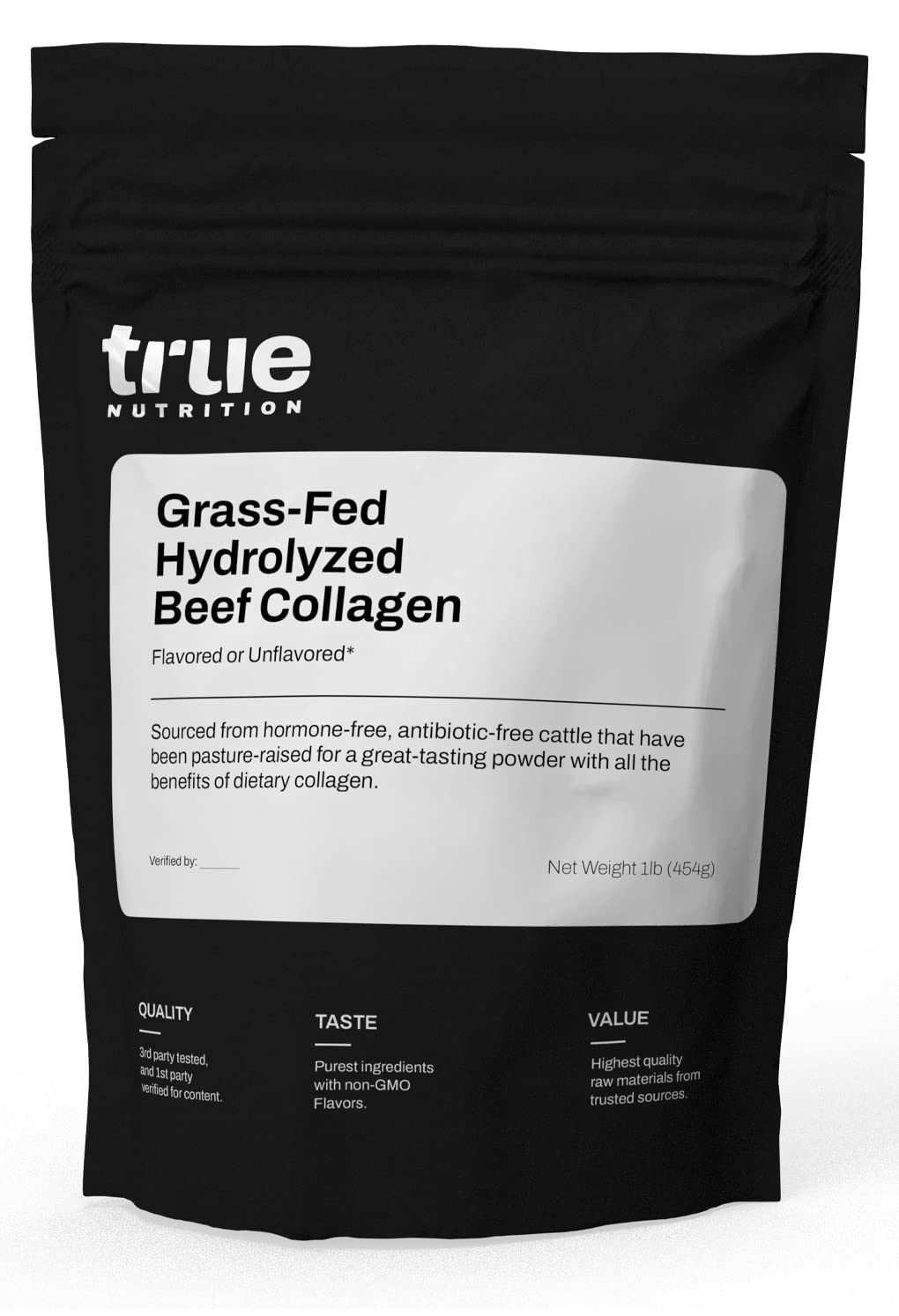 Poudre de collagène hydrolysé True Nutrition 472g vue de face