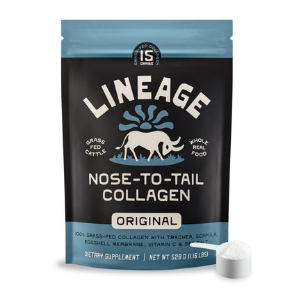 Poudre de collagène Lineage Provisions 549g vue de face