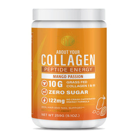 Poudre de collagène Mangue Passion 340g - vue avant