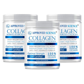Poudre de collagène marin Approved Science 1102g vue de face