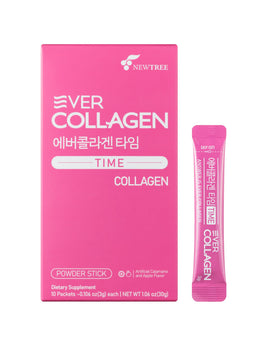 Poudre de collagène marin EVER COLLAGEN en sachet individuel saveur pomme