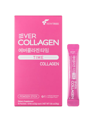 Poudre de collagène marin EVER COLLAGEN en sachet individuel saveur pomme