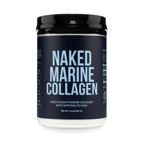 Poudre de collagène marin NAKED 721g en sachet vue de face