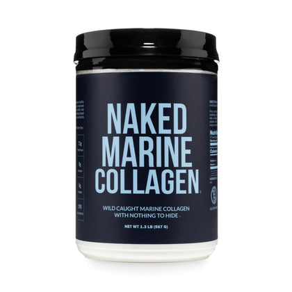 Poudre de collagène marin NAKED 721g en sachet vue de face