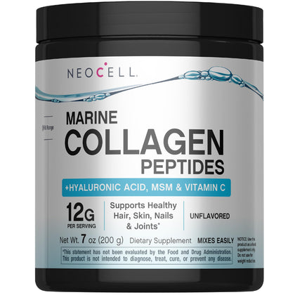 Poudre de collagène marin NeoCell 7 oz vue avant