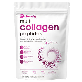 Poudre de collagène Mclovefy 930g vue de face